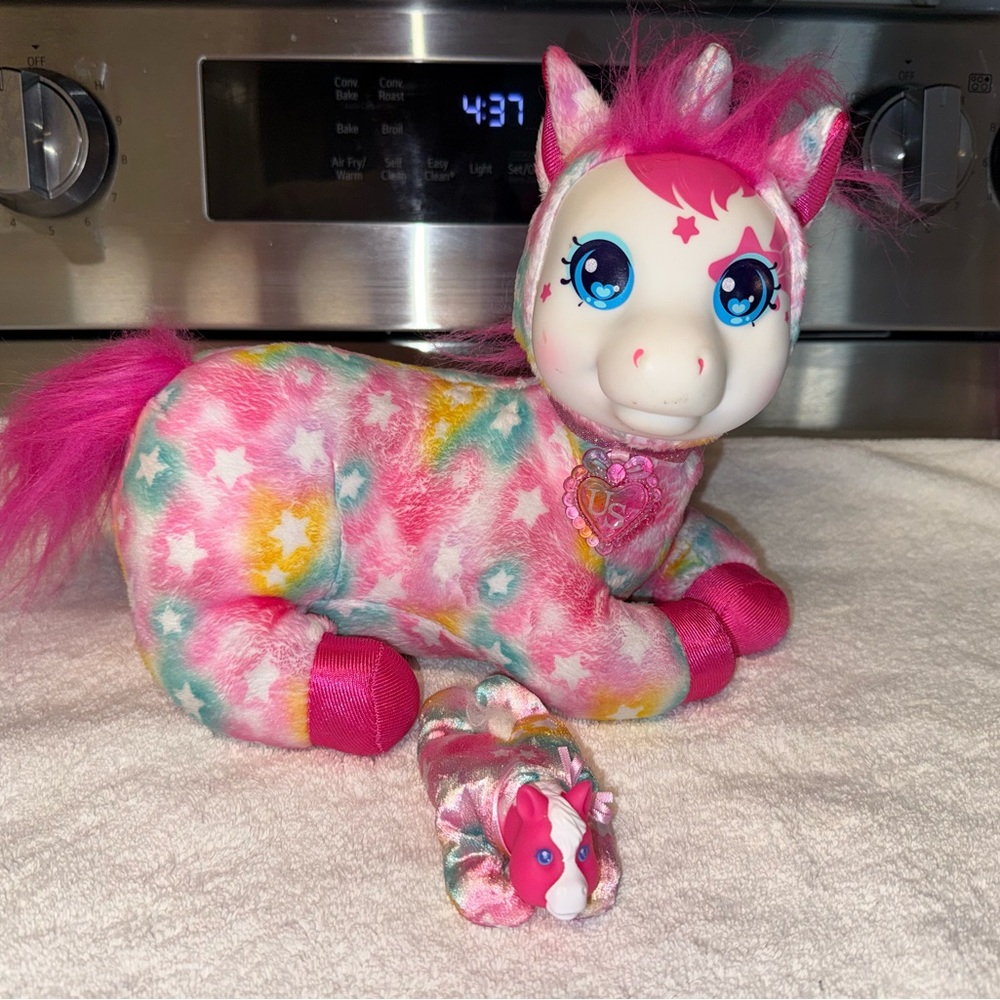 Unicorn Surprise Colorful Plush with‎ Unicorn baby Toy Set